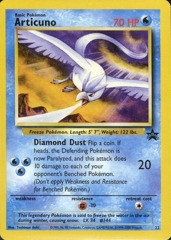 Articuno 22 Non-Holo Black Star Promo - The Power of One Theatrical Release Exclusive